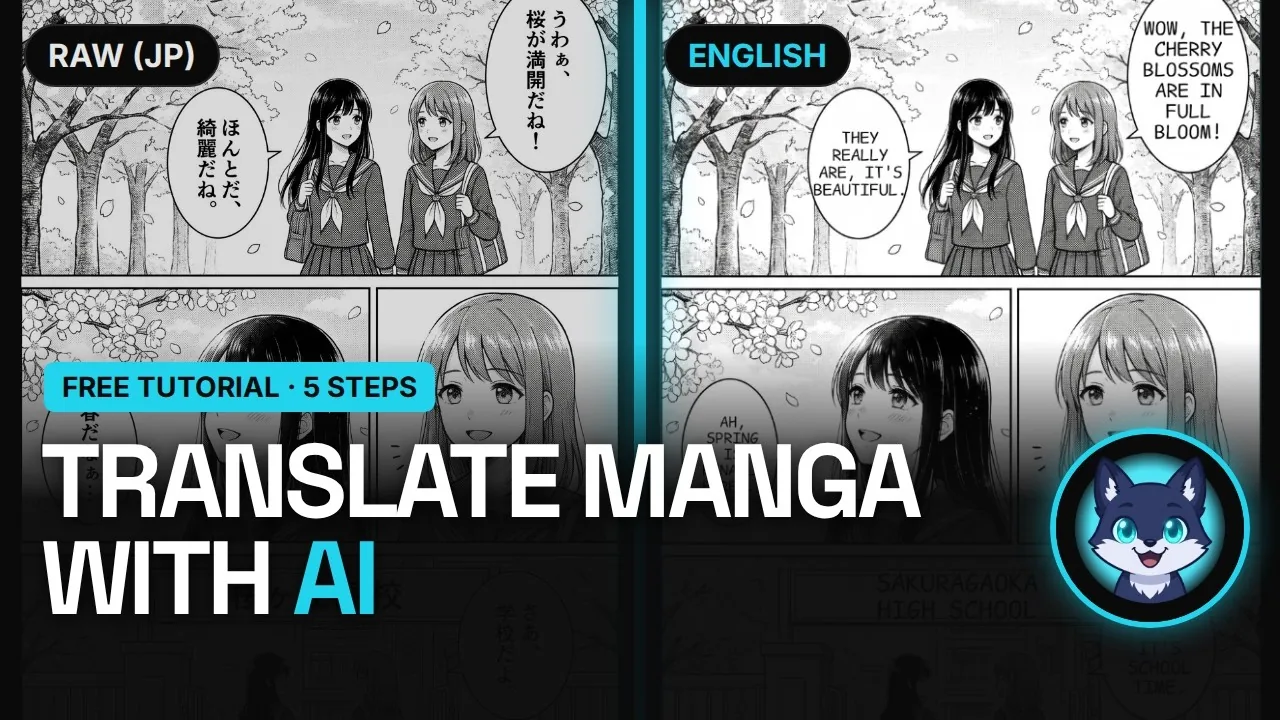 How to Translate Manga with AI (5 Steps, Free to Start)